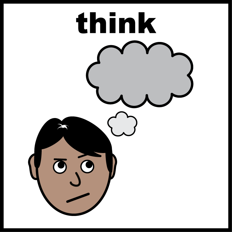 Person thinking