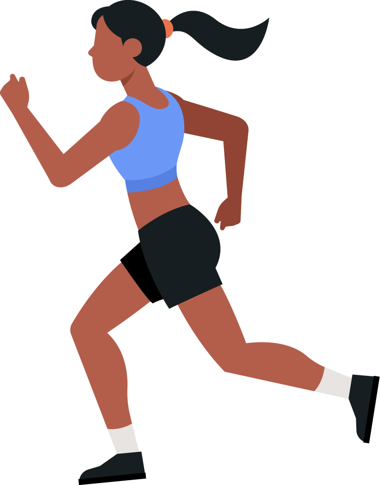 Girl running